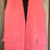 ROKSANDA PINK WOOL Boa Long Vest Pink Roksanda