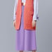 ROKSANDA PINK WOOL Boa Long Vest Pink Roksanda
