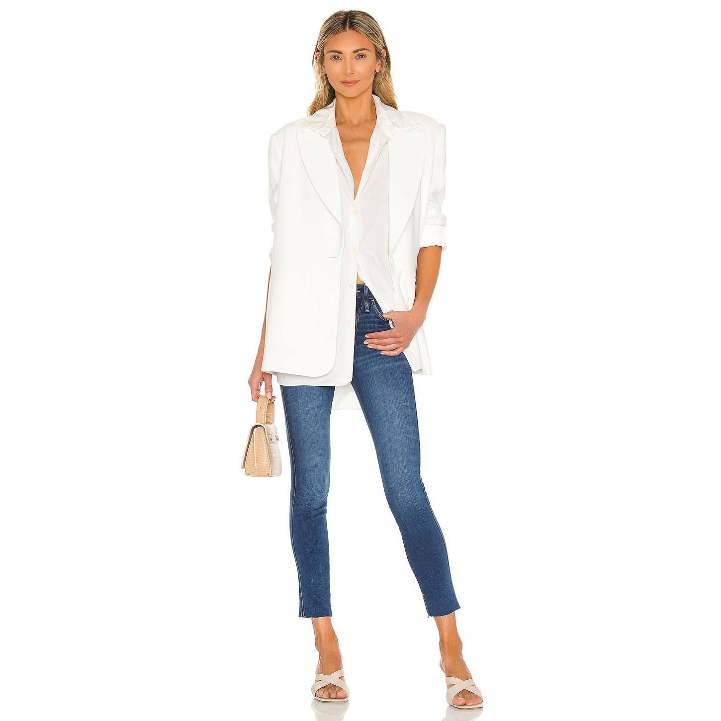 Frame Le Skinny De Jeans Cropped Women's Size 24 NWT