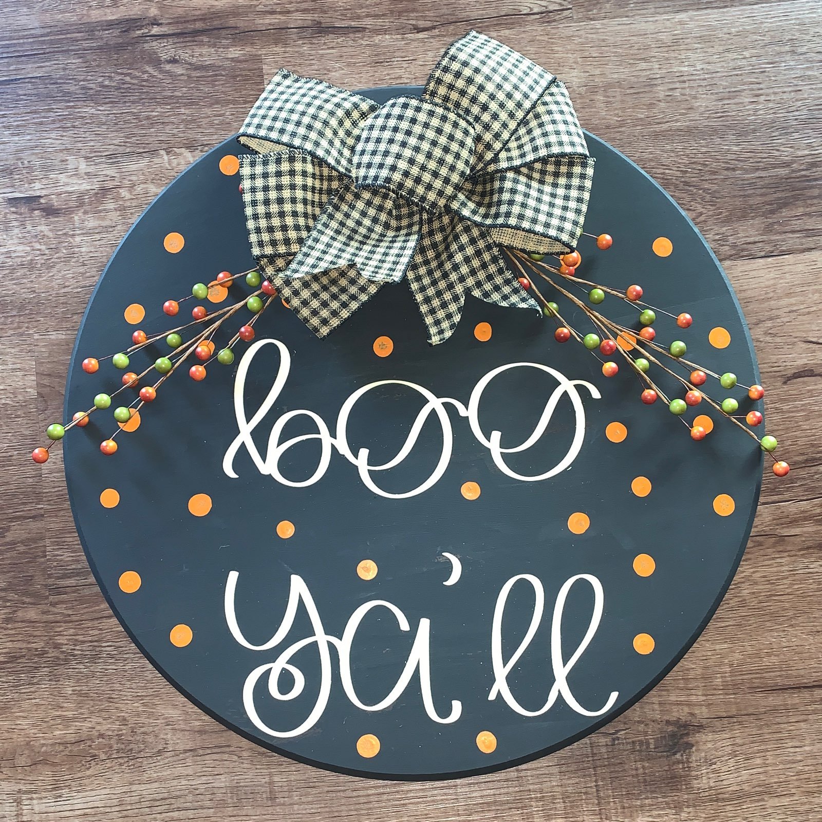 Wooden Door Sign