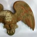 Vtg Burwood Products American Eagle 60s MCM Wall Decor Faux Wood #4256 24 x 17