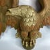 Vtg Burwood Products American Eagle 60s MCM Wall Decor Faux Wood #4256 24 x 17