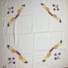 Vintage 1958 embroidered table cloth