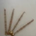 4 Vintage Lucite Candles