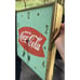 Antique Coca-Cola Clock Fish Tail Green background PAM No Glass Drink Coke