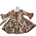 Girl August Red Roses Christmas Dress