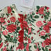 Girl August Red Roses Christmas Dress