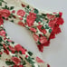 Girl August Red Roses Christmas Dress