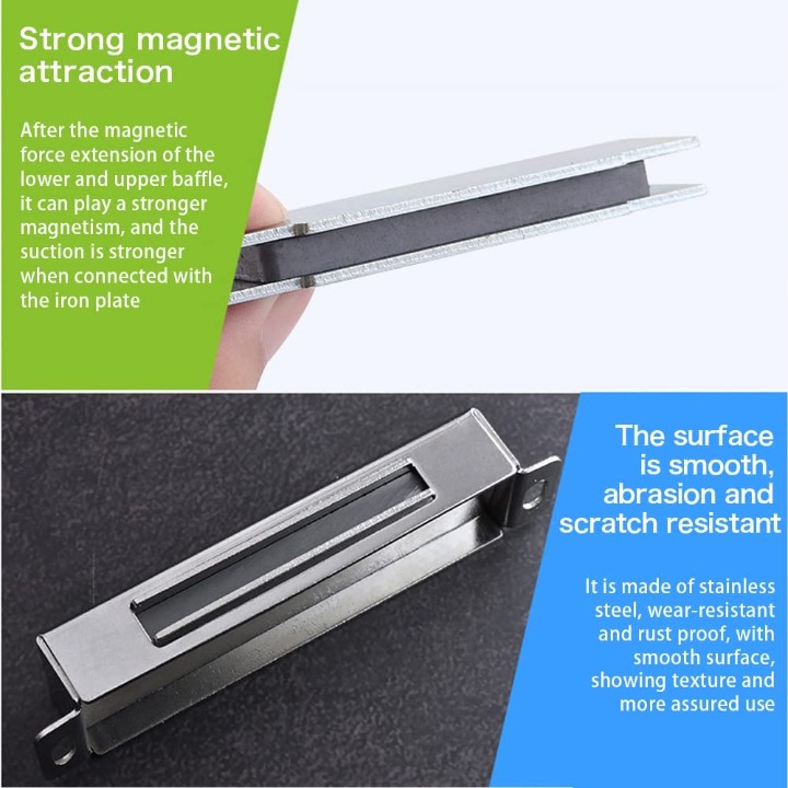 Door Magnetic Catch Drawer Lock with 90lb Strong Magnetic for Kitchen Wardrobe