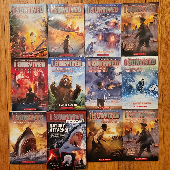 12 I Survived Book Collection By Lauren Tarshis Nature Attacks Home School Teach