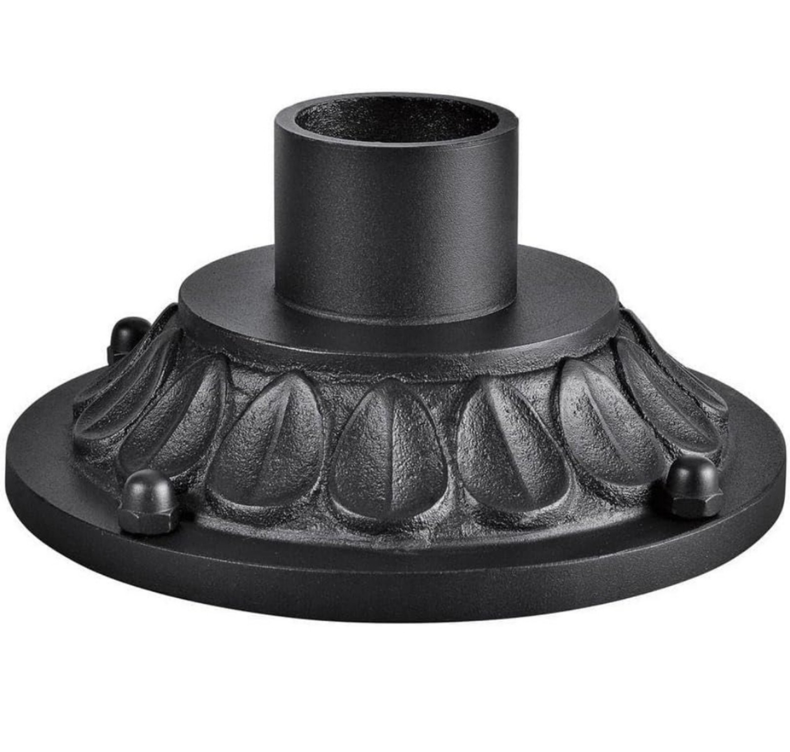 Kichler Lighting 9540BKT Accessory 3 Textured Black Pedestal Mount