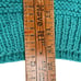 Hand Knit Handmade Pullover Sweater Vest Women's M Colorblock Blue Green NEW