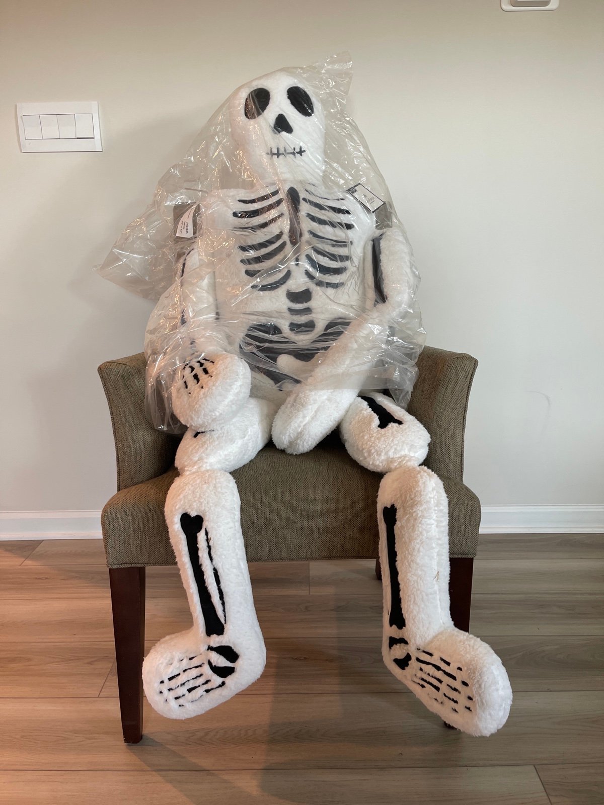 STOREHOUSE 60 * 32 Oversized Skeleton Pillow Halloween | BRAND NEW | SHIP NOW|