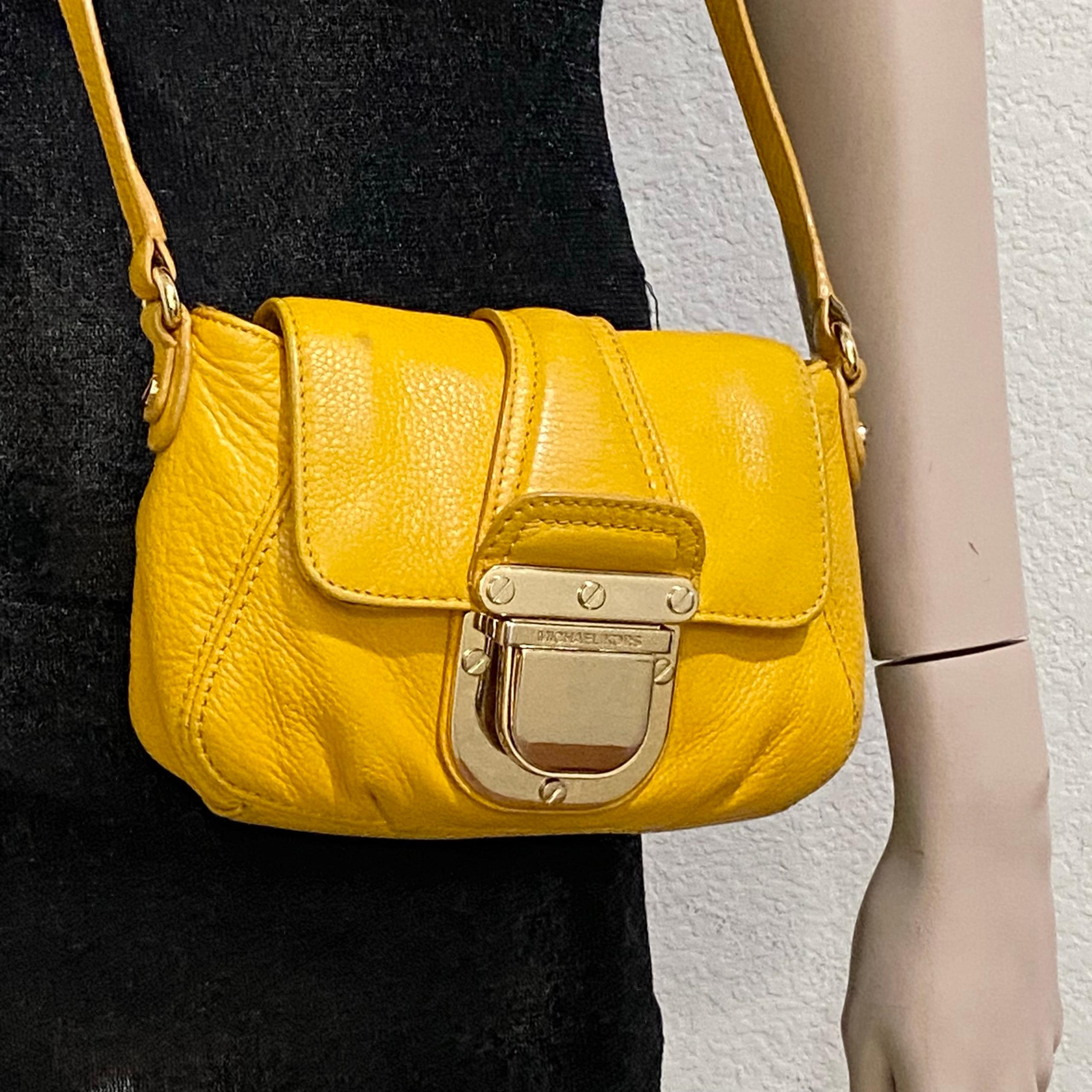 MICHAEL Michael Kors Charlton Crossbody Bag in Citrus Color