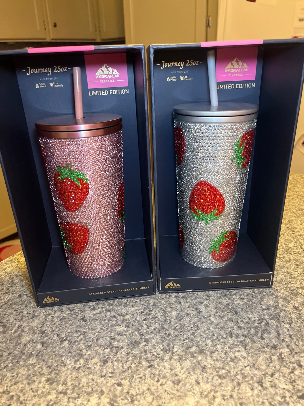 TWO Hydrapeak Limited Edition 25oz Tumblers! Free shipping!