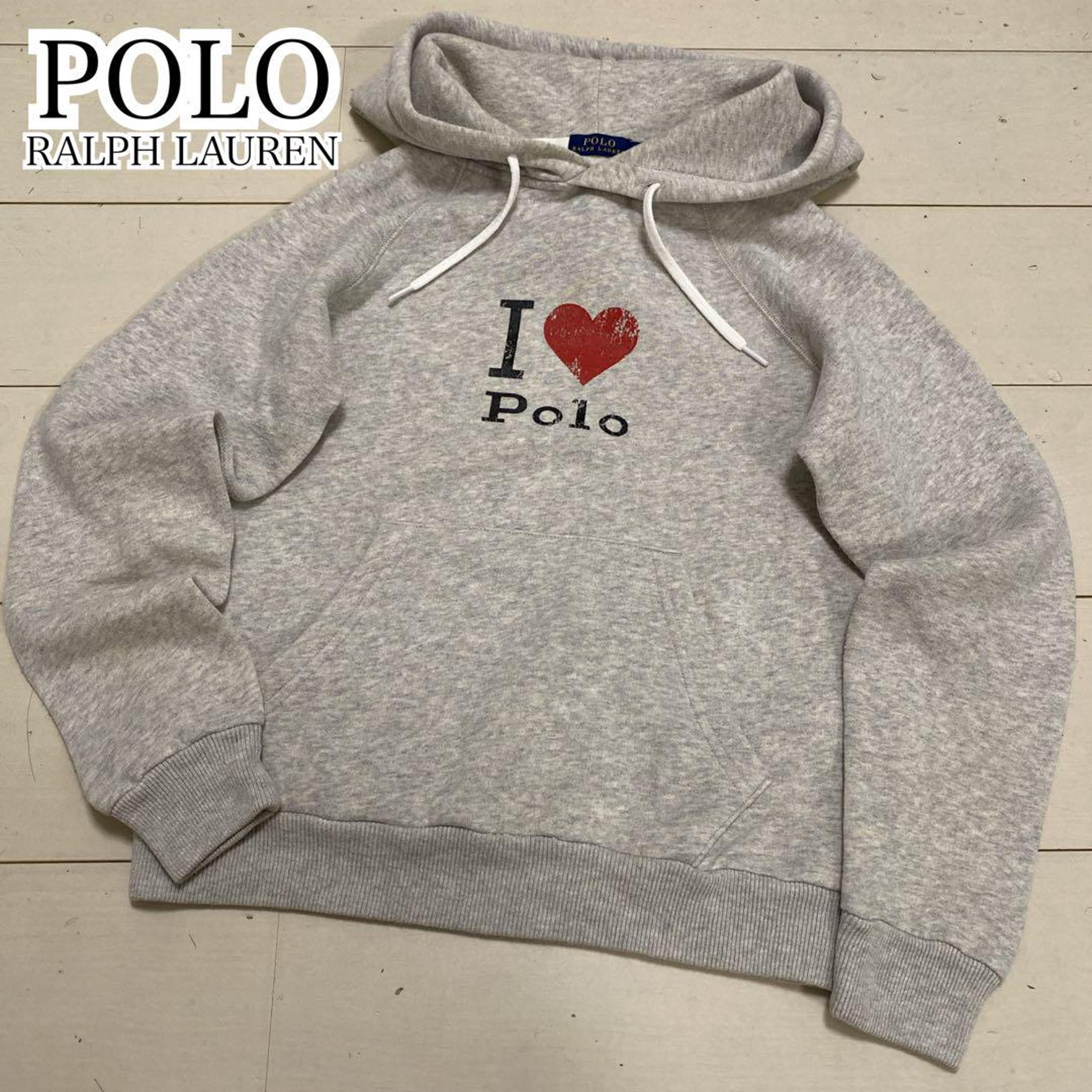 Here's the English translation:

**Polo Ralph Lauren Women's Sweat Hoodie Heart Fleece XS Gray**