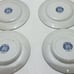 STAFFORDSHIRE LIBERTY BLUE INDEPENDENCE HALL 10 DINNER PLATES / 4 Total