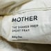MOTHER Women The Shaker Prep Short Fray High Rise Vanilla Size 28