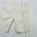 MOTHER Women The Shaker Prep Short Fray High Rise Vanilla Size 28