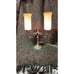 Antique silver plated lamp