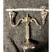 Antique silver plated lamp