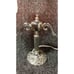 Antique silver plated lamp