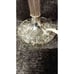 Antique silver plated lamp