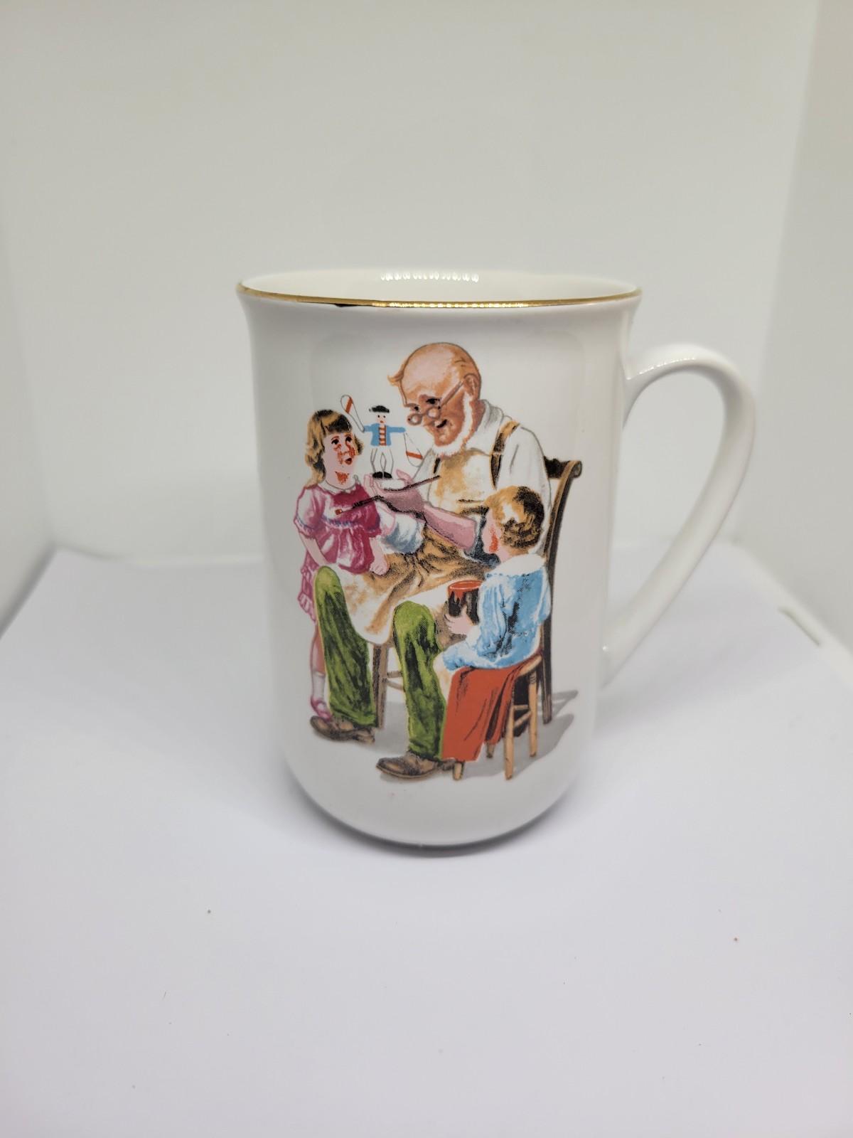 Norman Rockwell Museum - The Toymaker - 1982 Authentic Mug - RARE