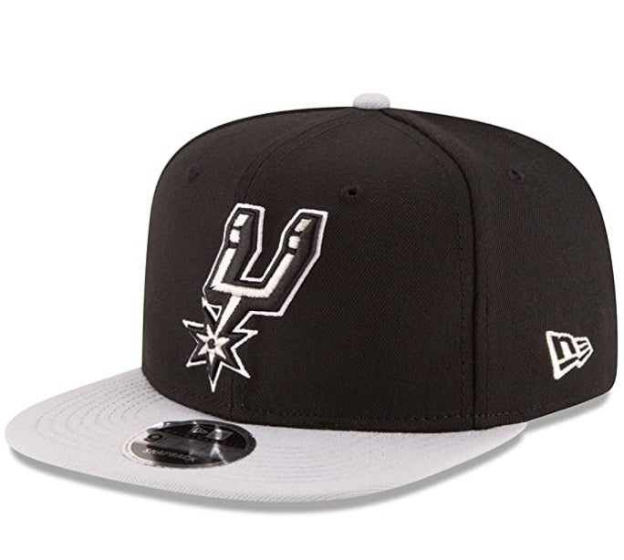 New Era 9Fifty San Antonio Spurs 2Tone Black/Gray One Size Snapback Cap