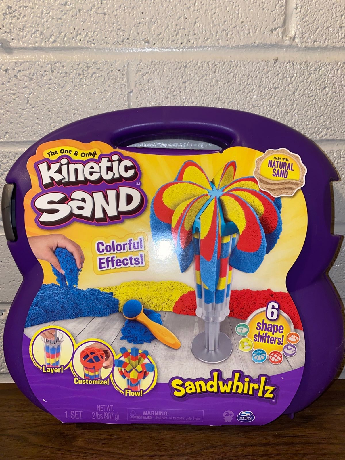 Kinetic Sand, Sandwhirlz Playset with 3