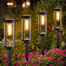 Solar Pathway Lights Outdoor, 8 Pack Solar Powered Garden Lights Waterproof