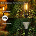 Solar Pathway Lights Outdoor, 8 Pack Solar Powered Garden Lights Waterproof