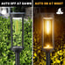 Solar Pathway Lights Outdoor, 8 Pack Solar Powered Garden Lights Waterproof