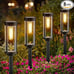 Solar Pathway Lights Outdoor, 8 Pack Solar Powered Garden Lights Waterproof