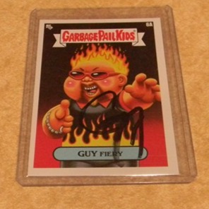 XRARE Guy Fieri Auto Signed 2021 Topps Garbage Pail Kids Trading Card