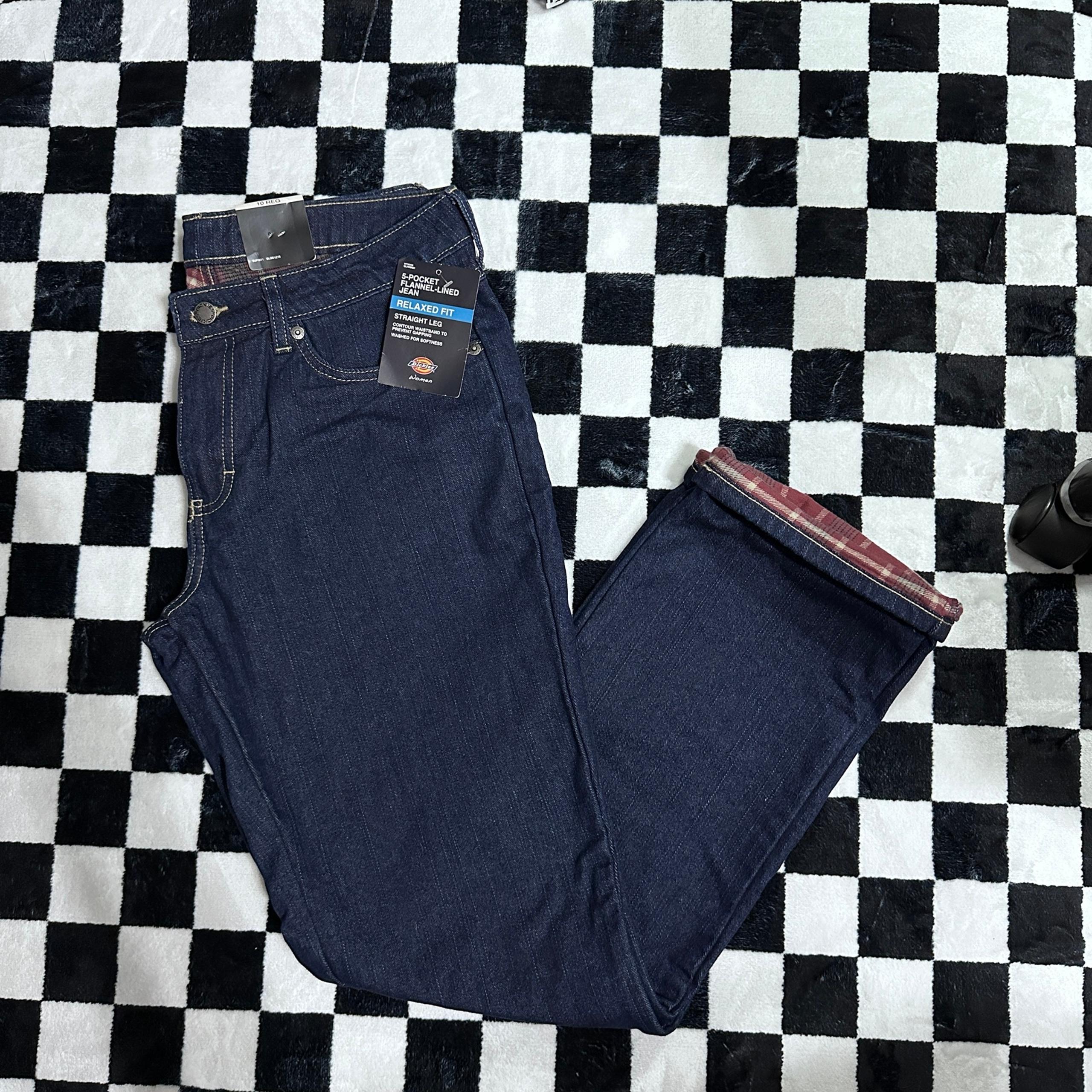 NWT Dickies flannel lined winter jeans