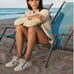 UEC TORY BUTCH SPORT WHITE SNEAKERS SZ 10
