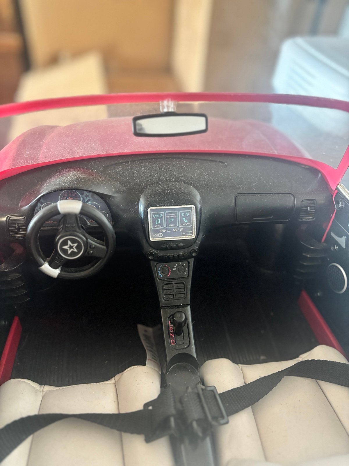 Red American Girl RC Car