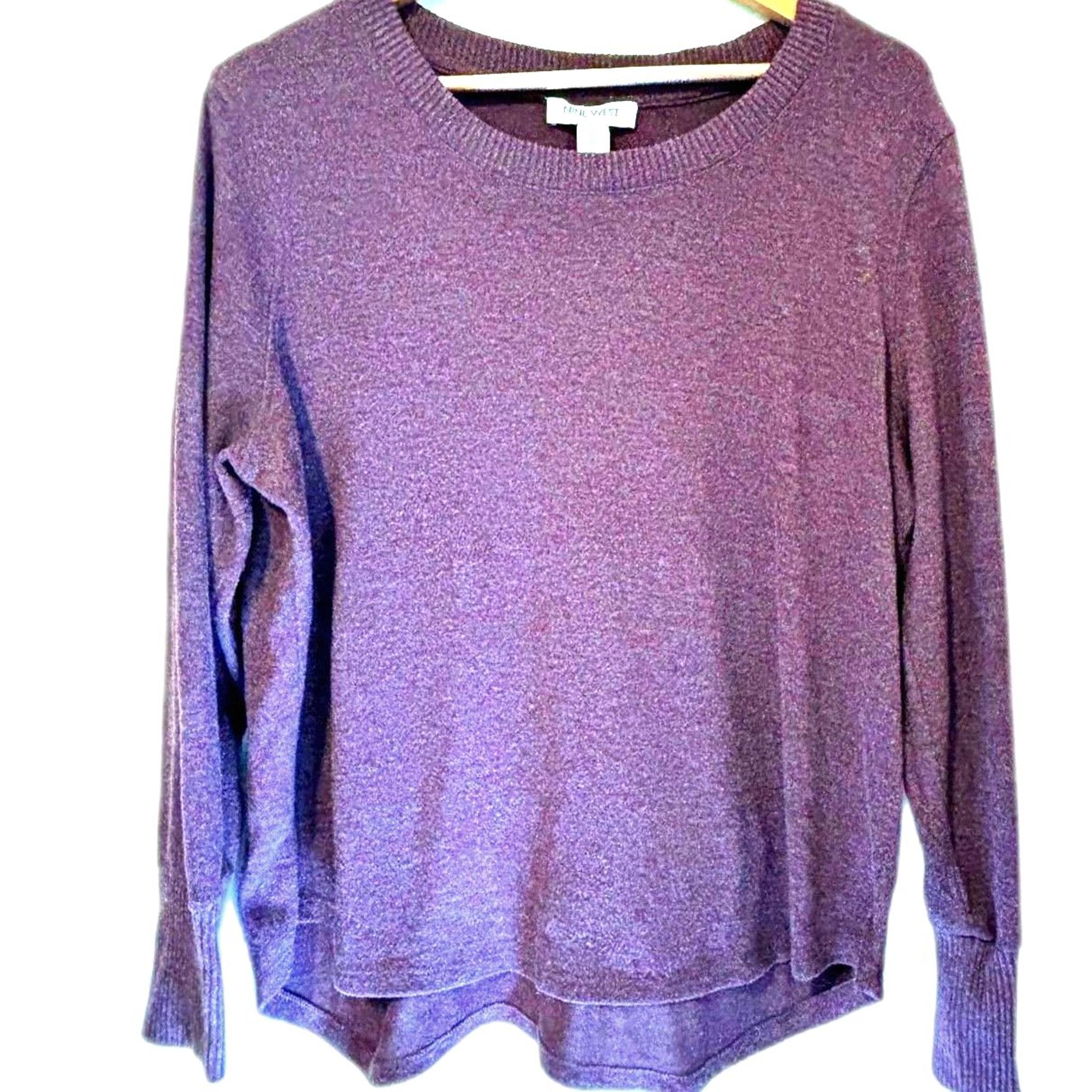 Women's Heather NINE WEST Soft Long Sleeve Sweater, XXL