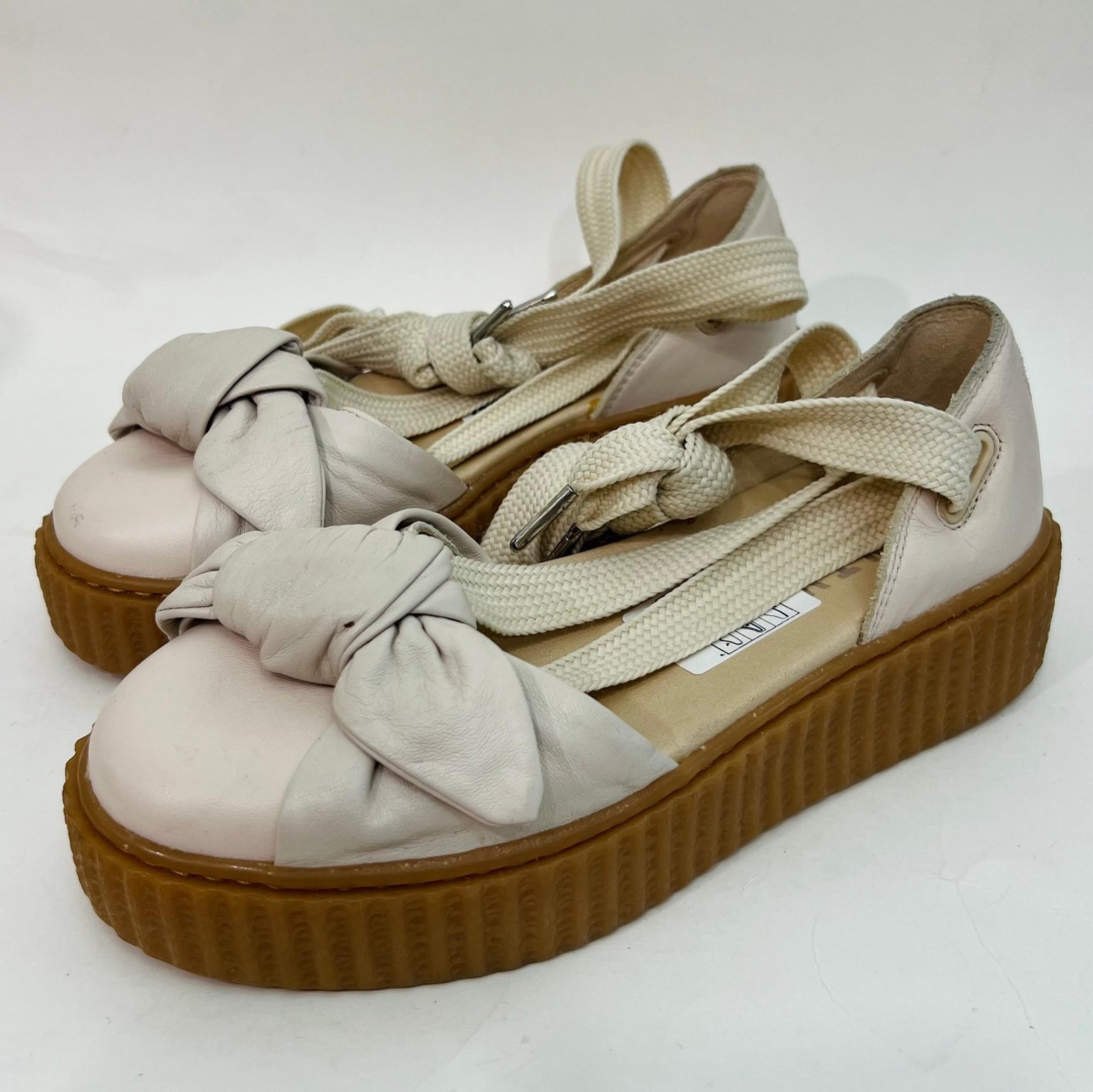PUMA Fenty x Rihanna Bow Creeper Platform Lace Up Sandal Womens 7
