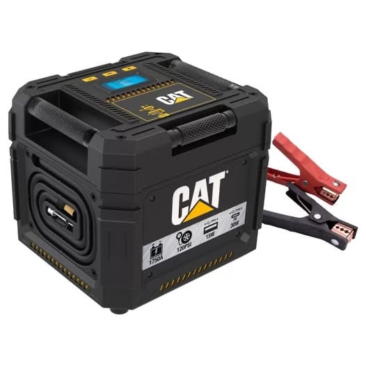 CAT 4-in-1 Lithium Jump Starter (1750A) – Compressor + Power Bank + Light