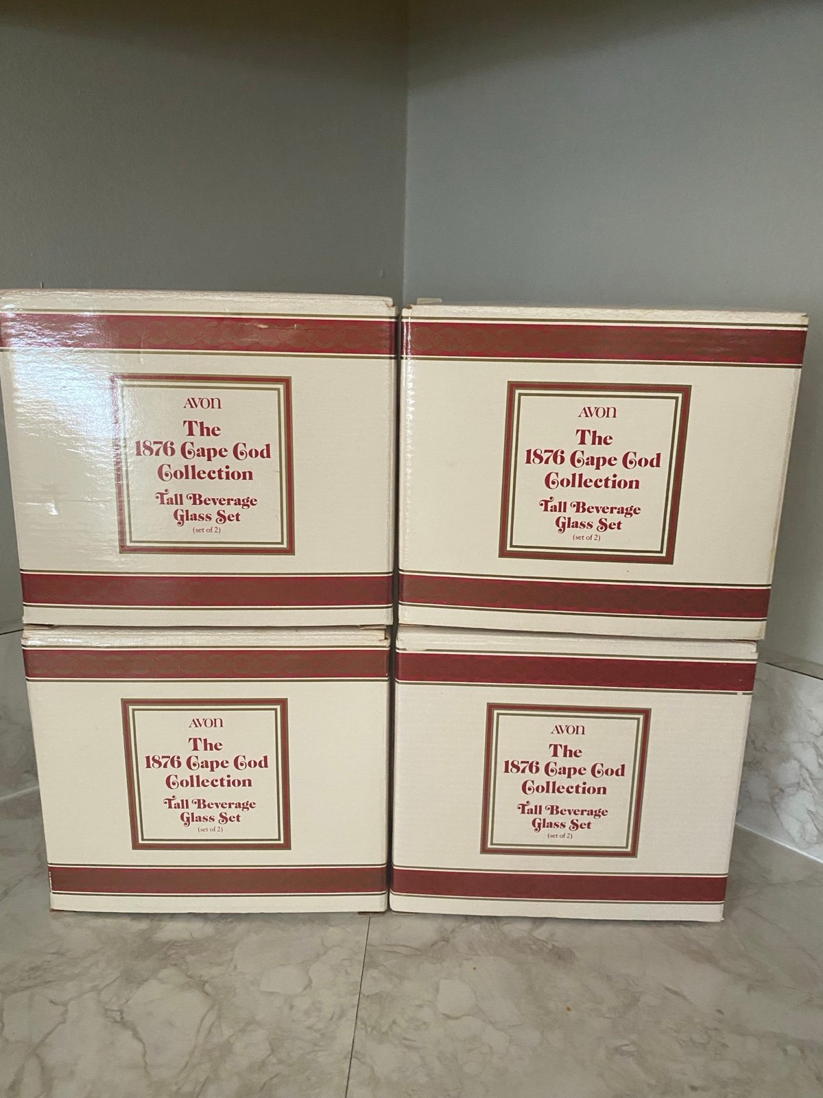 The 1876 CAPE COD Collection Tall Beverage Glass Set (set of 2)