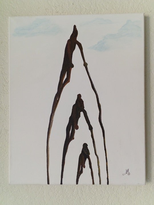 Three Stick Men
