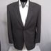 Givenchy Mens Monsieur Sport Coat 40S Dark Brown Worsted Wool Super 100s