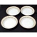 Sakura SANTA'S SPIRIT 4 Christmas Coupe Cereal SOUP BOWLS Debbie Mumm Oneida