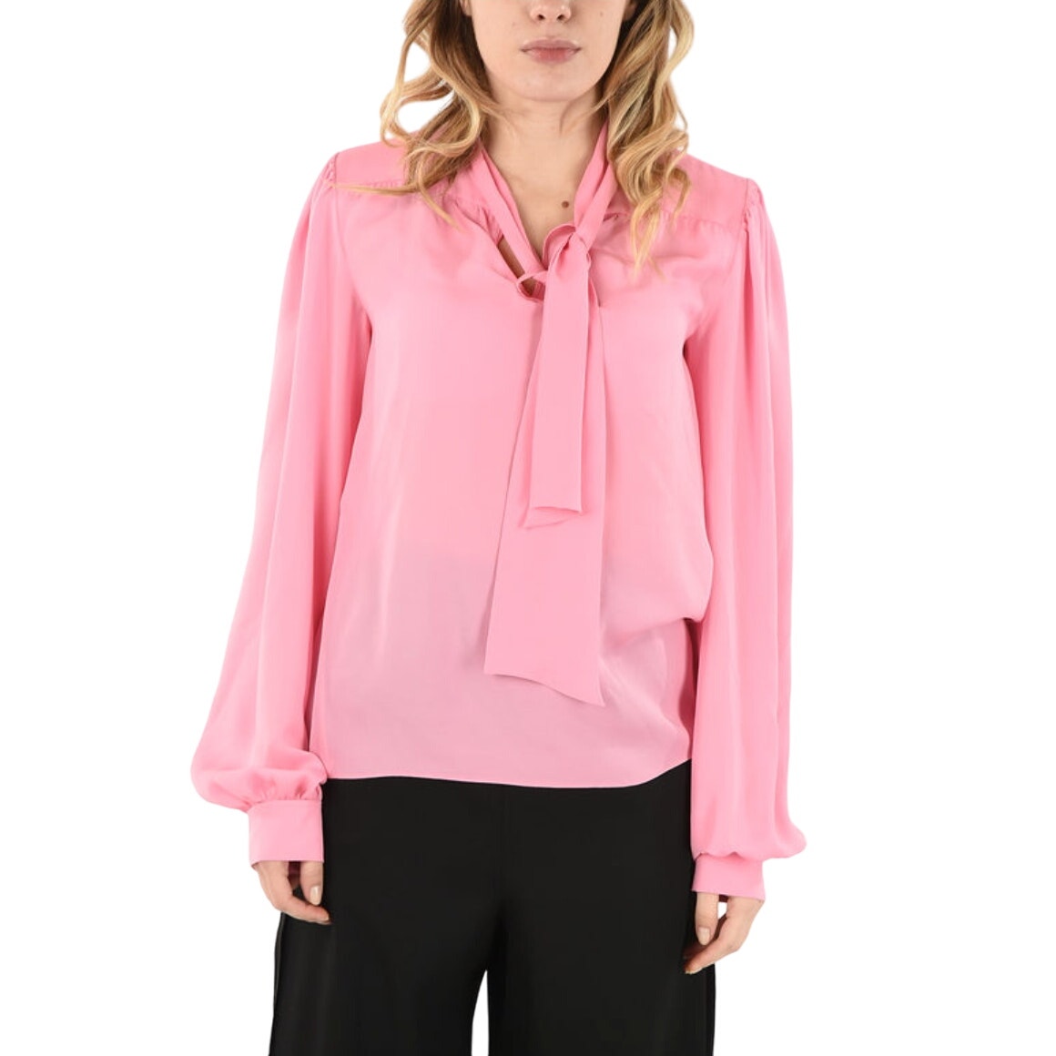Maison Margiela MM4 Silk Blouse pink