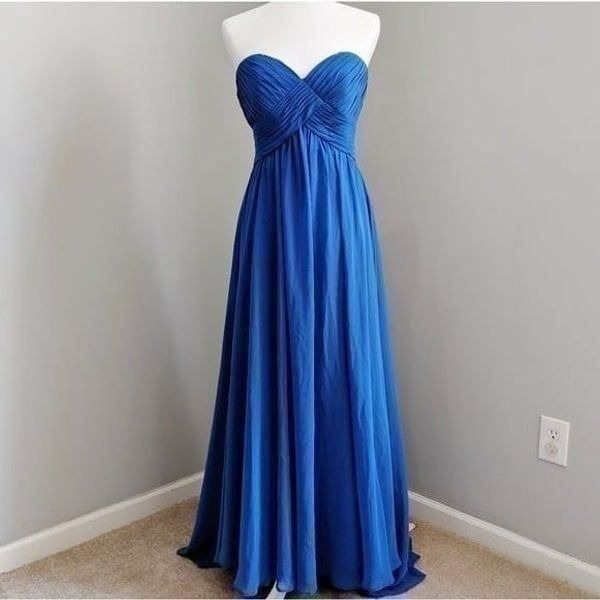 Sweetheart Straplees Chiffon Formal Grow