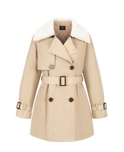 Women's 2021 winter new fashion solid color thick coat