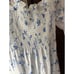 Hill House Ellie Nap in Blue Botanical Floral Smocked Midi Dress XS