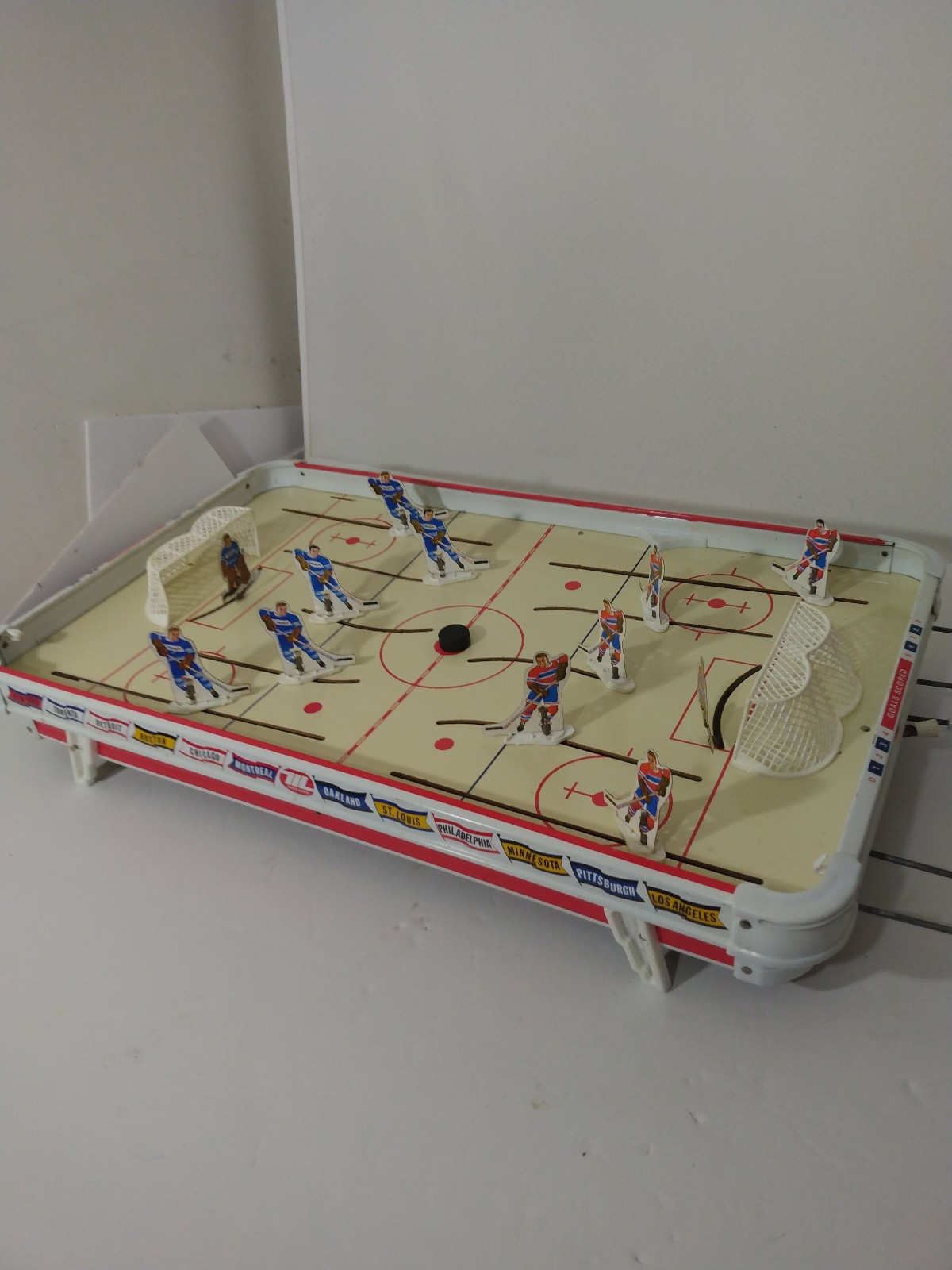 Vintage 1970 Munro Hot Shot Hockey Tabletop Game Toronto vs Montreal Canada